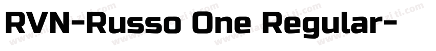 RVN-Russo One Regular字体转换